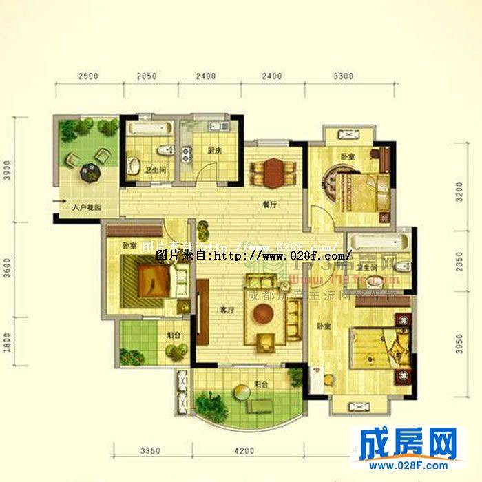 阳光地中海户型图,点击放大