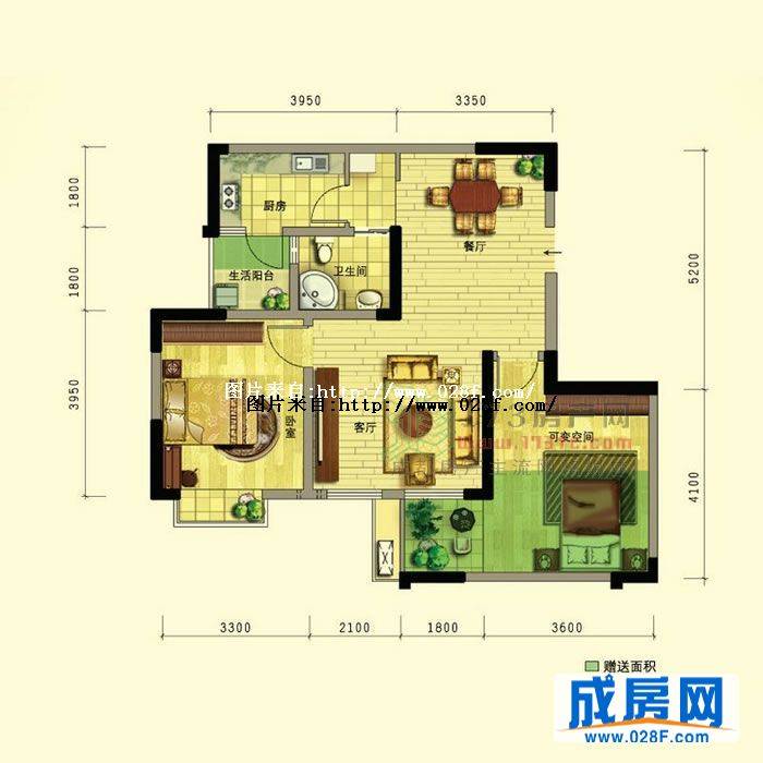 阳光地中海户型图,点击放大