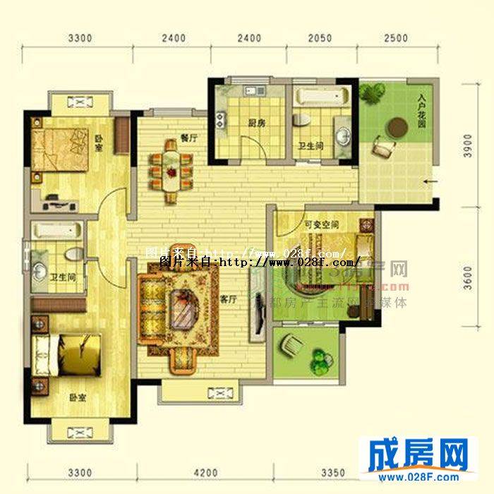 阳光地中海户型图,点击放大