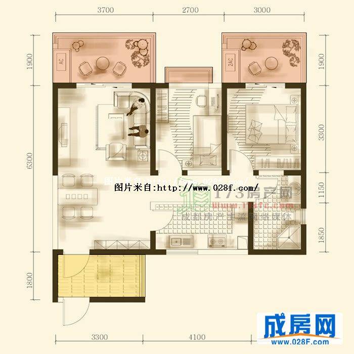 首创国际城户型图,点击放大