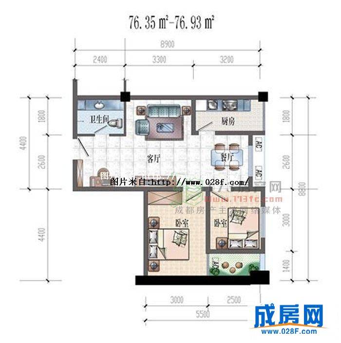 金府国际户型图,点击放大