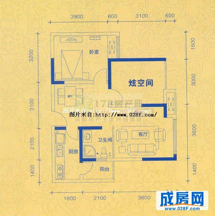 金科一城户型图,点击放大
