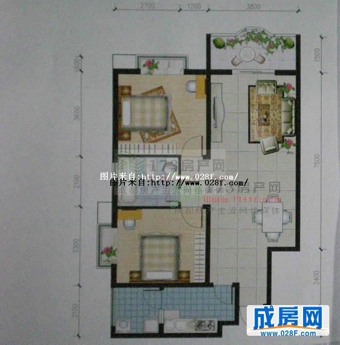 天邑华庭户型图,点击放大