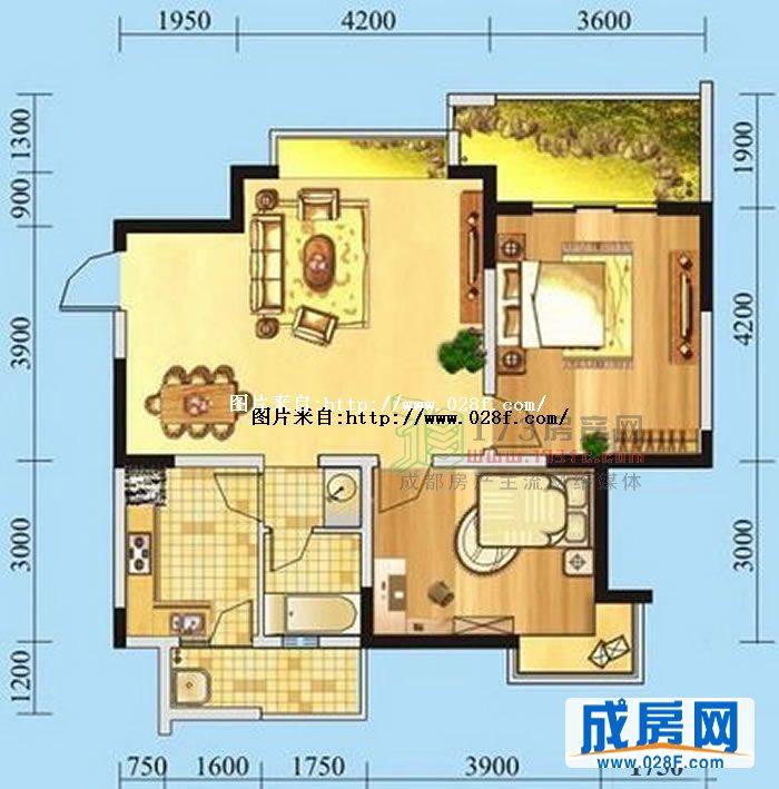 川音嘉苑户型图,点击放大