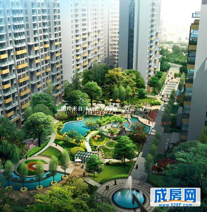 旺府豪庭小区环境,点击放大