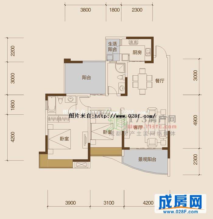 保利花园户型图,点击放大