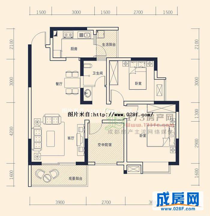格凌兰户型图,点击放大