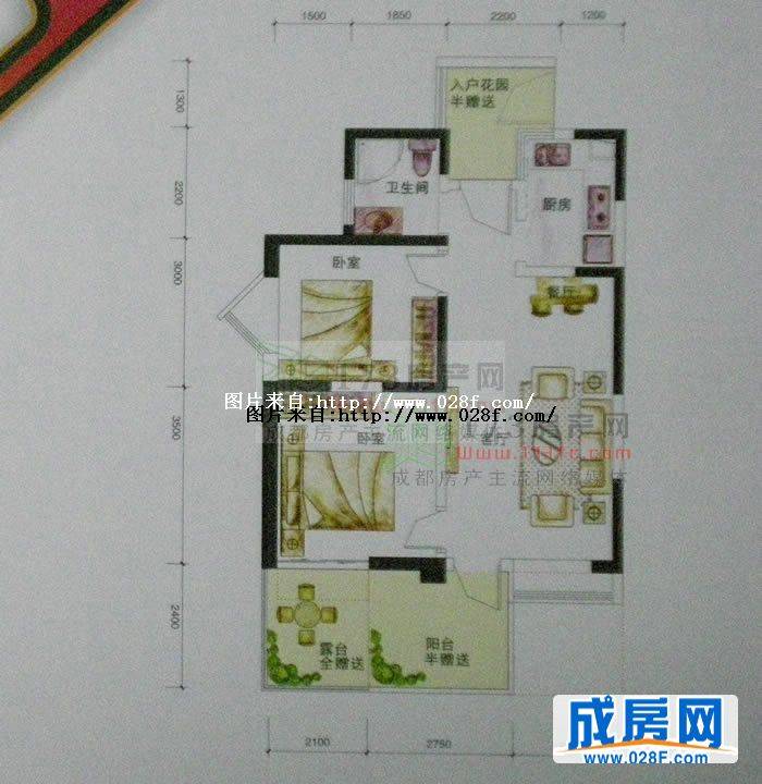 锦江城市花园户型图,点击放大