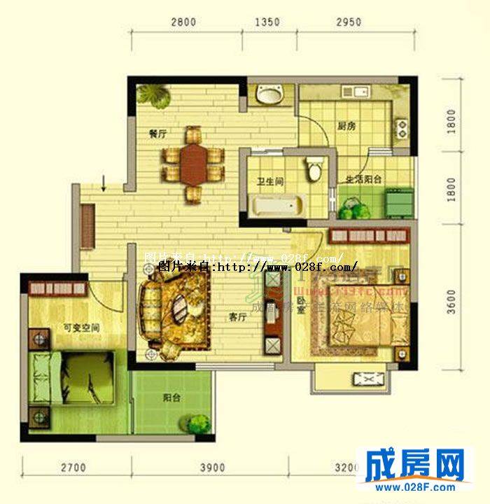 阳光地中海户型图,点击放大