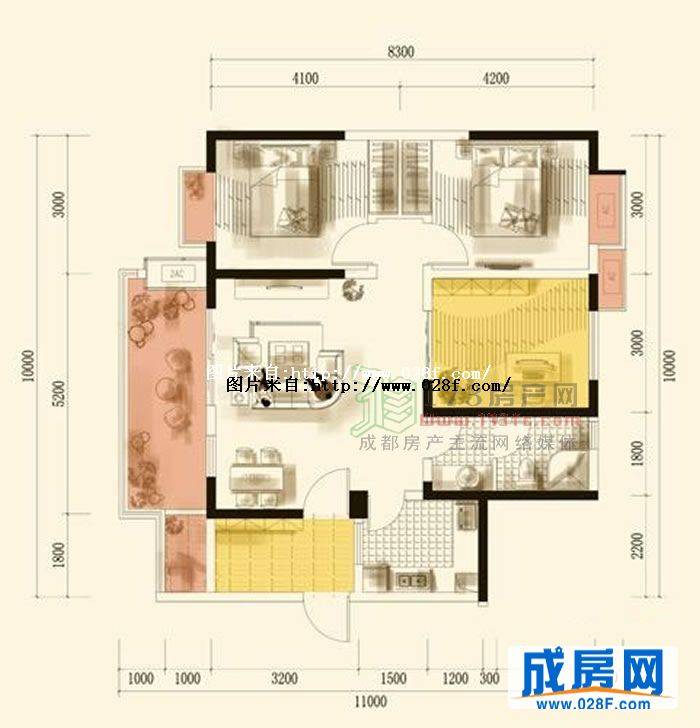 首创国际城户型图,点击放大