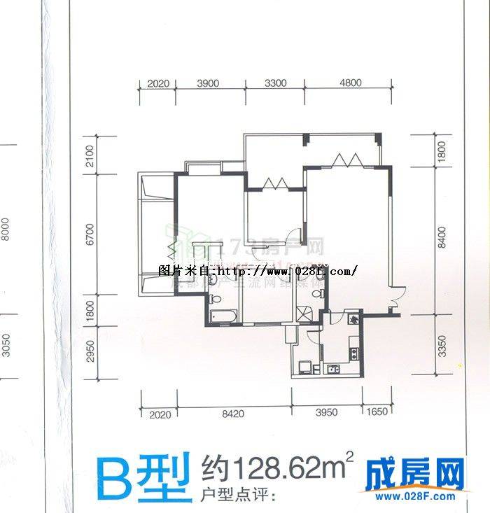 康桥品上户型图,点击放大