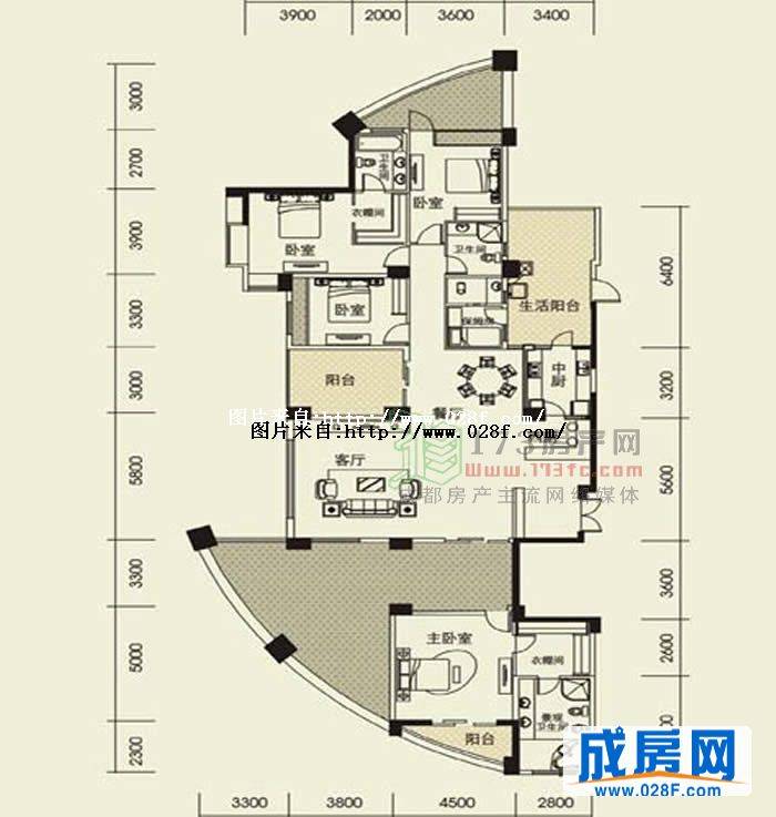 长城半岛城邦户型图,点击放大