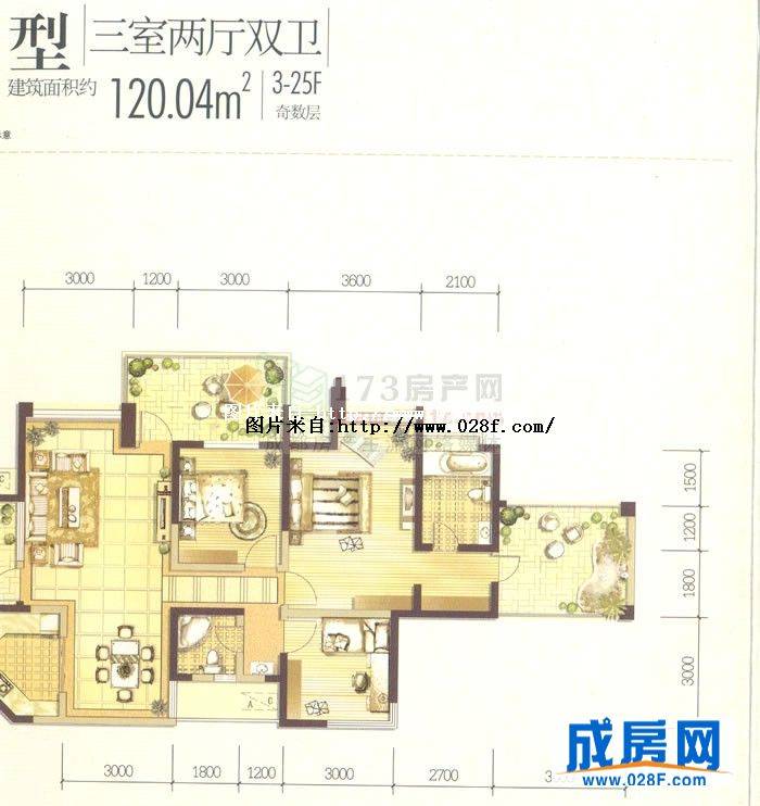 祥域户型图,点击放大