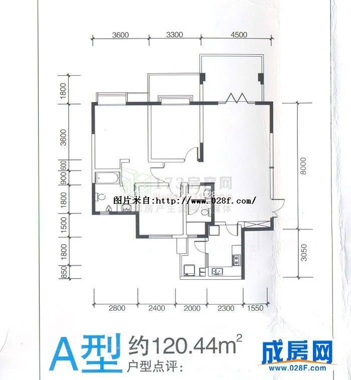康桥品上户型图,点击放大