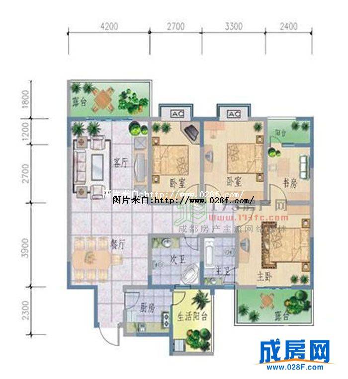 西郡兰庭户型图,点击放大