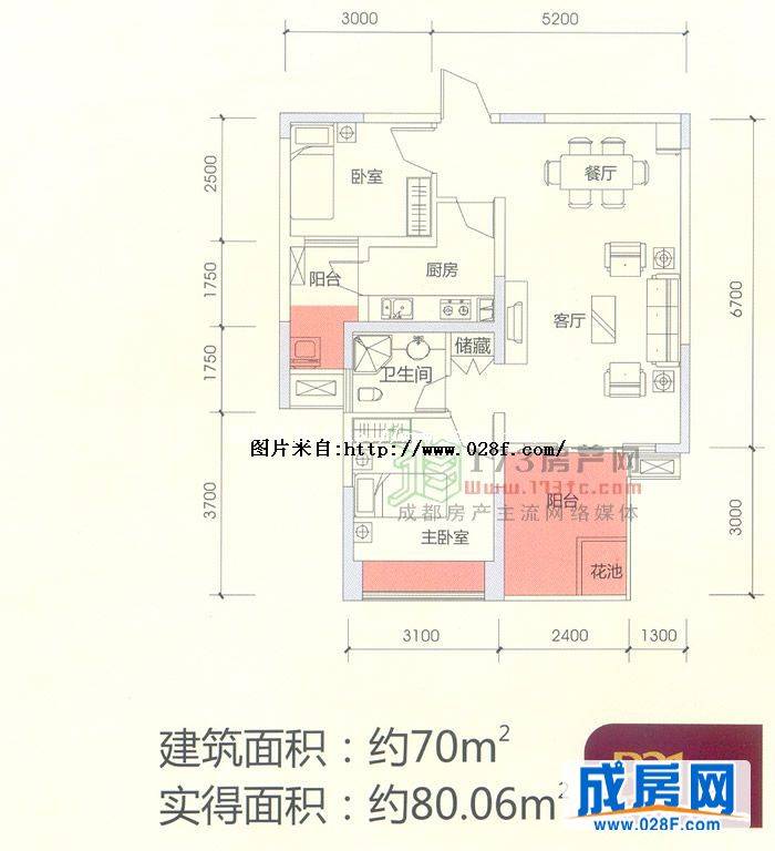 上行锦绣户型图,点击放大