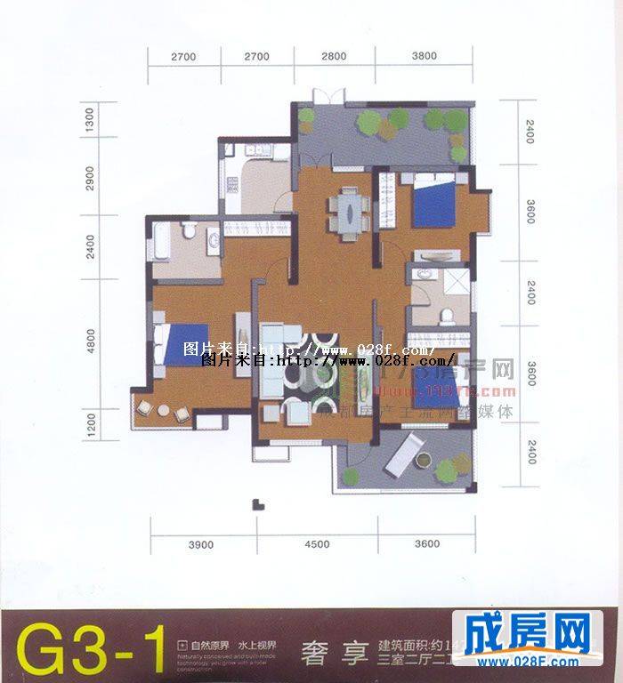香洲半岛户型图,点击放大