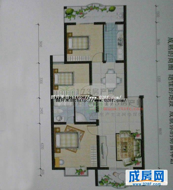 天邑华庭户型图,点击放大