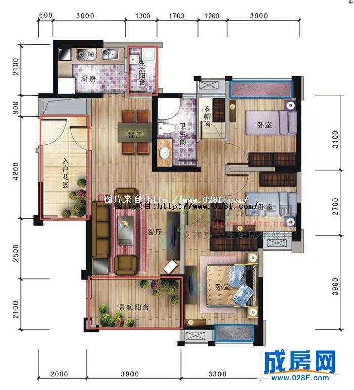 新里柏仕公馆户型图,点击放大