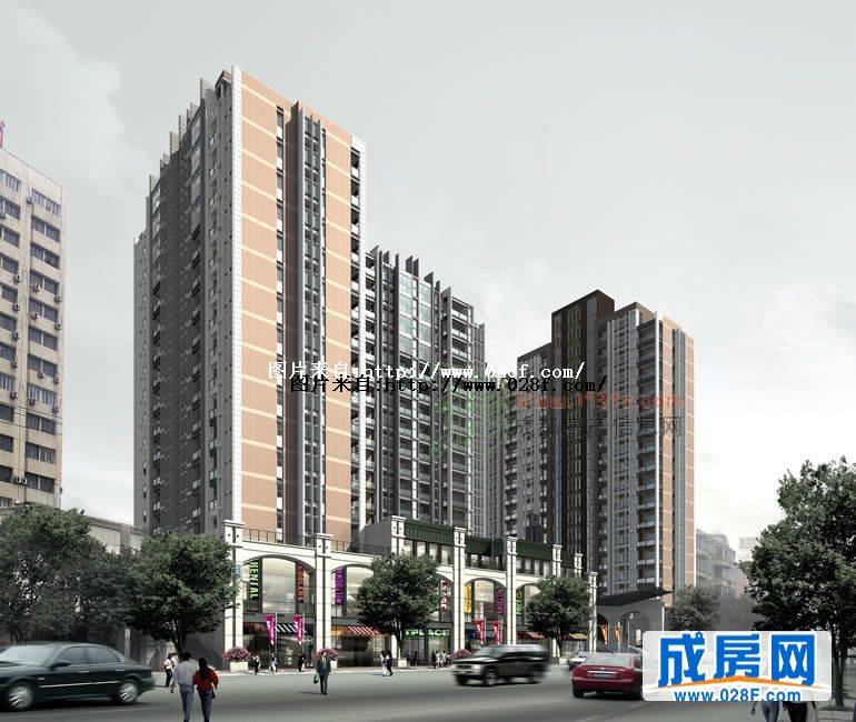 东方锦都小区环境,点击放大