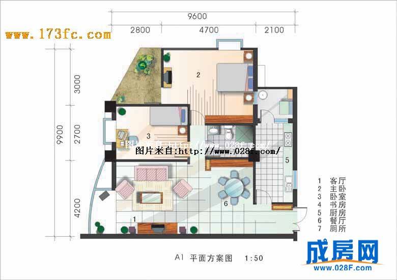三洲佳润苑户型图,点击放大