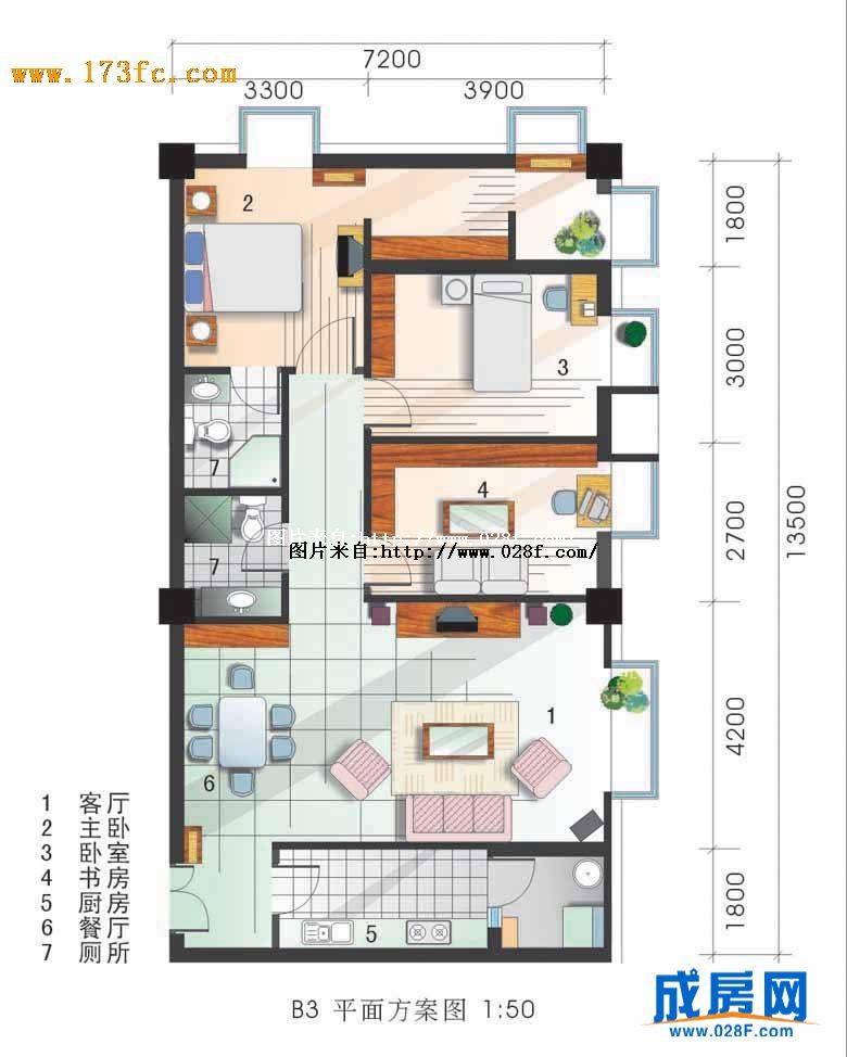 三洲佳润苑户型图,点击放大