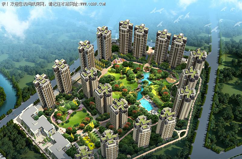 中国铁建北湖国际城-外观环境图
