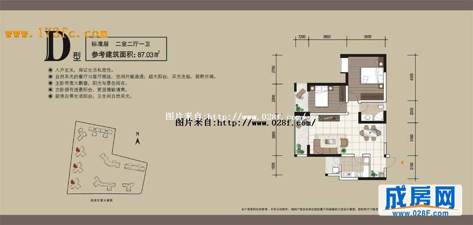 天合凯旋城户型图,点击放大